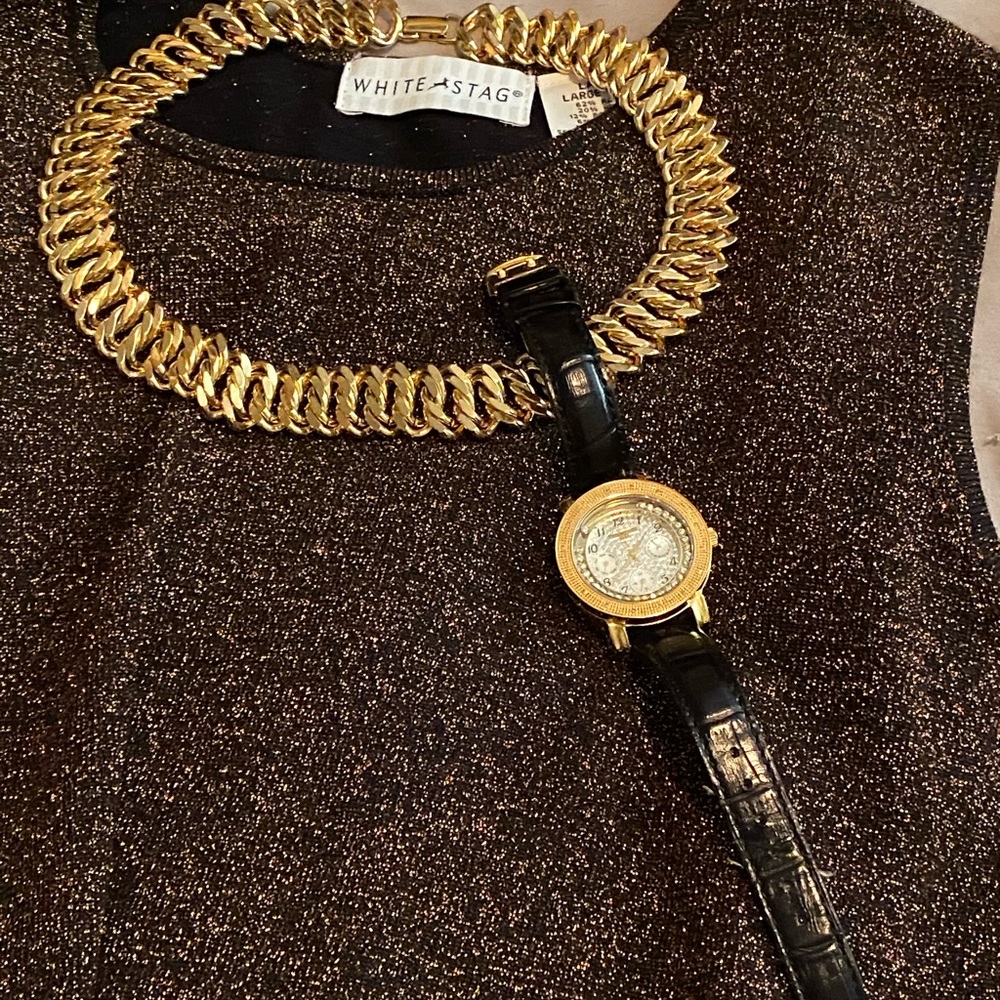 Shimmering Sleeveless Top